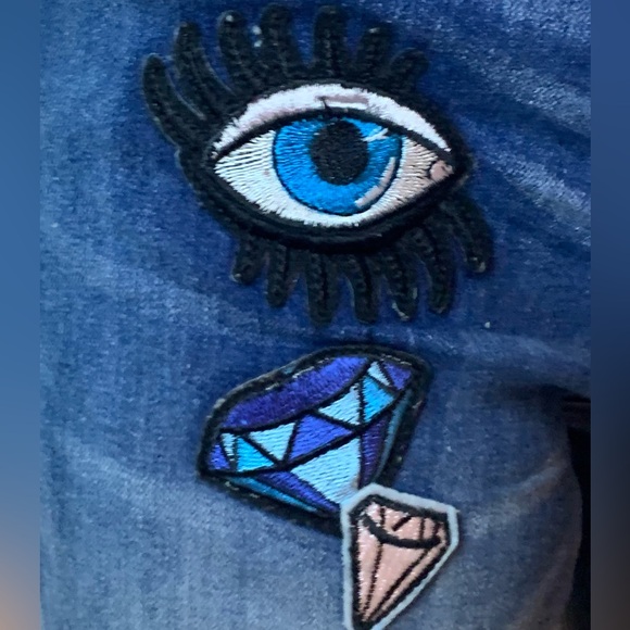Rocks & Indigo Women’s Embellished Denim Jeans with Patches size 2/25 - Picture 7 of 10